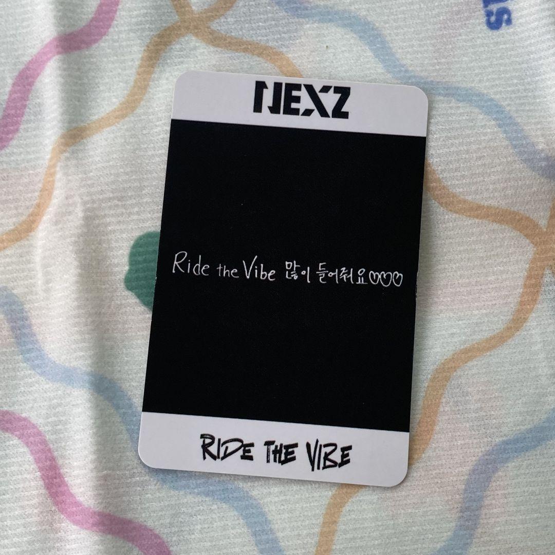 NEXZ Ride the Vibe 人気歌謡 サノク 限定 トレカ ヒュイ NEXZ ヒュイ サノク 人気歌謡 トレカ - メルカリ