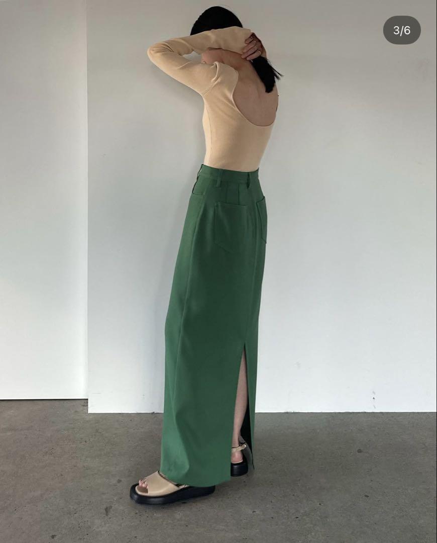 CLANE STRAIGHT LONG SKIRT スカート