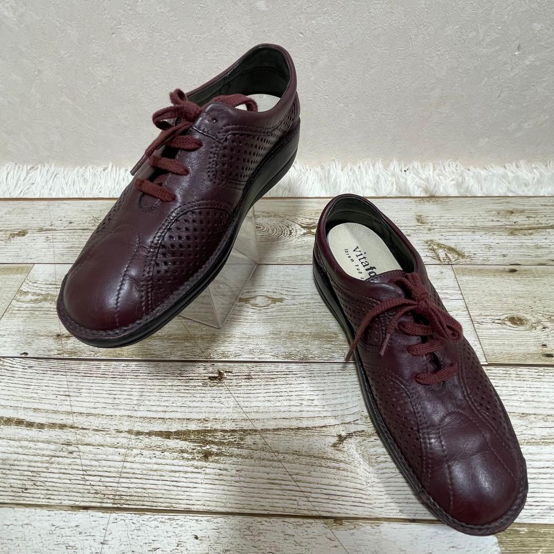 STROBER ストロバー パンチングレザー 牛革 ウォーキングシューズ