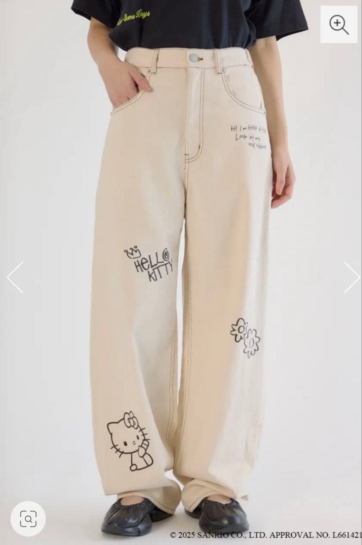 RODEO CROWNS キティ コラボ デニム