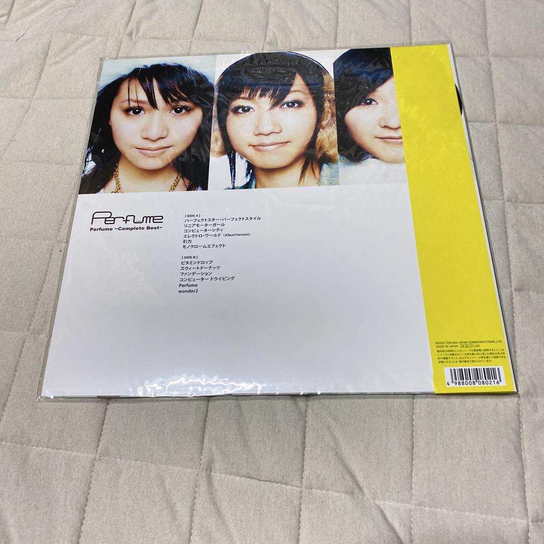 perfume complete best レコード　帯付き　新品未開封