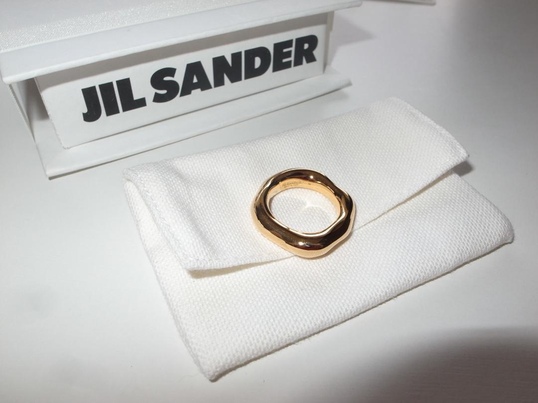 jil sander ジルサンダー ring 指輪 ロゴ リング sizeM