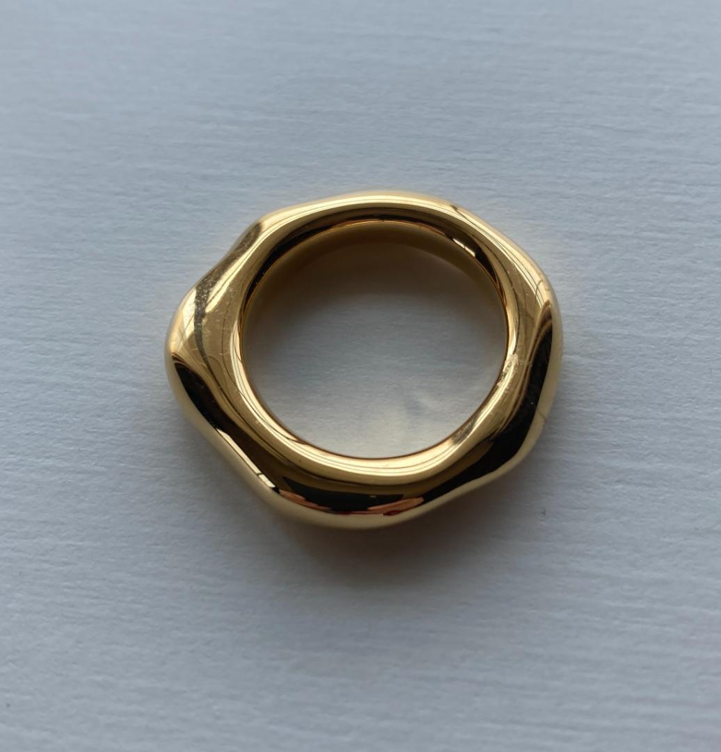 jil sander ジルサンダー ring 指輪 ロゴ リング sizeM