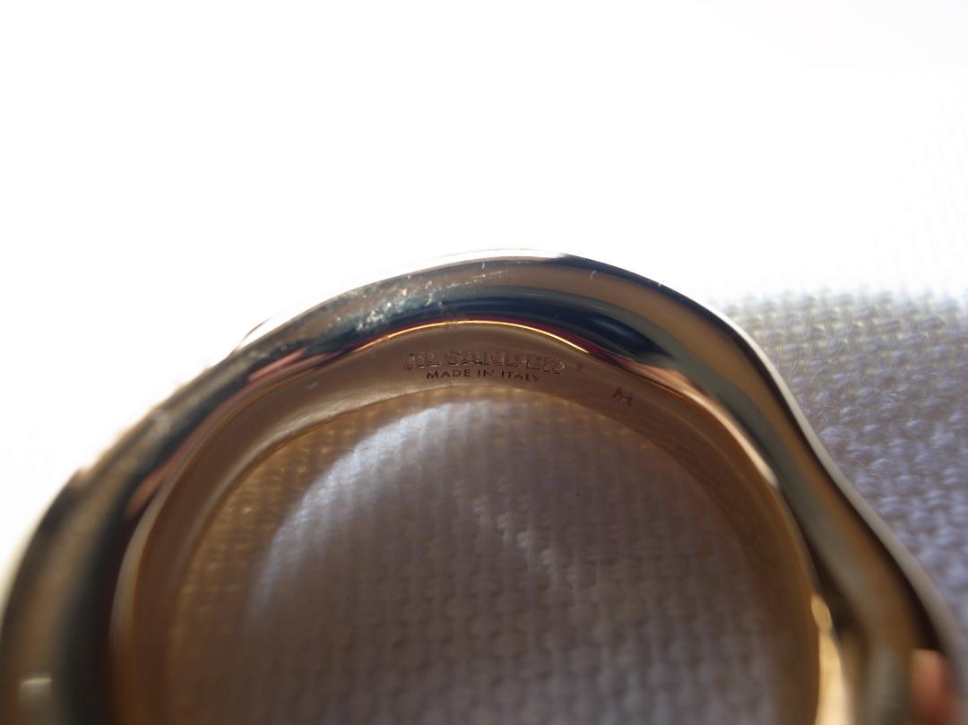 jil sander ジルサンダー ring 指輪 ロゴ リング sizeM