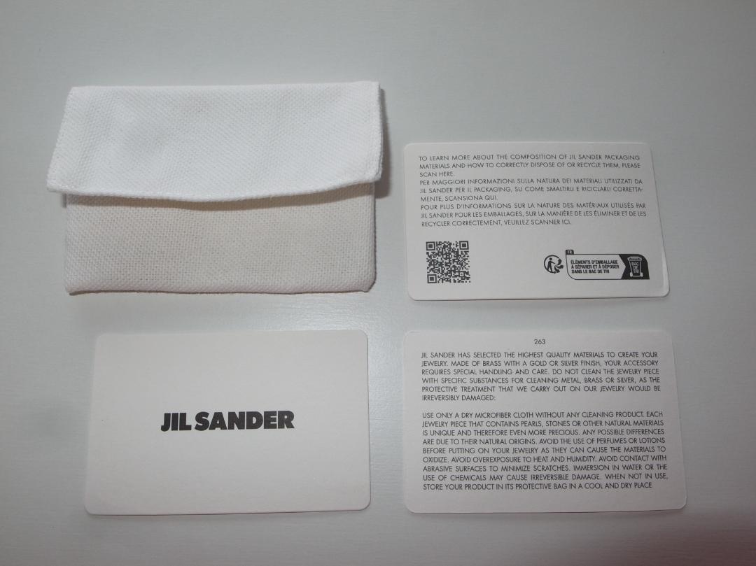 jil sander ジルサンダー ring 指輪 ロゴ リング sizeM