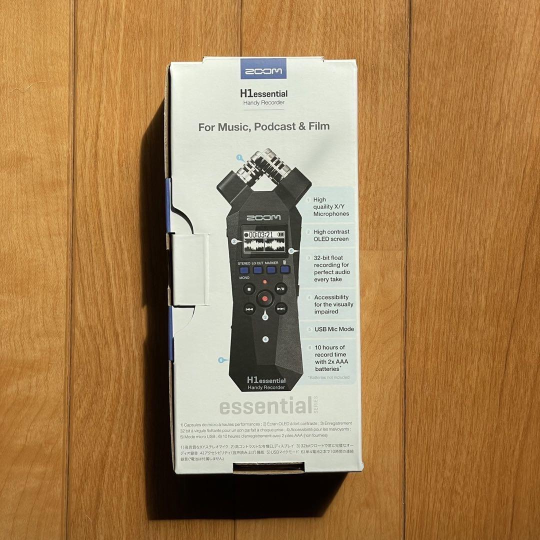 【新品】【未開封】ZOOM H1 essential ハンディレコーダー