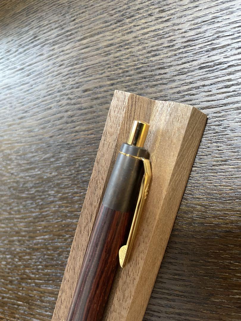 新品未使用 野原工芸 紫檀 シャープペンシル シルバー SANZO 新型クリップ 野原工芸 紫檀 新型クリップシャーペン シルバー金具 [ 工房楔