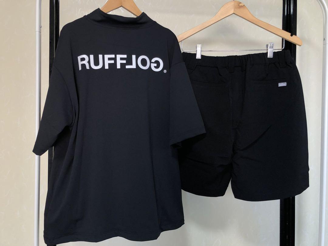 RUFFLOG モックネック シャツと ハーフパンツ セットアップ サイズL