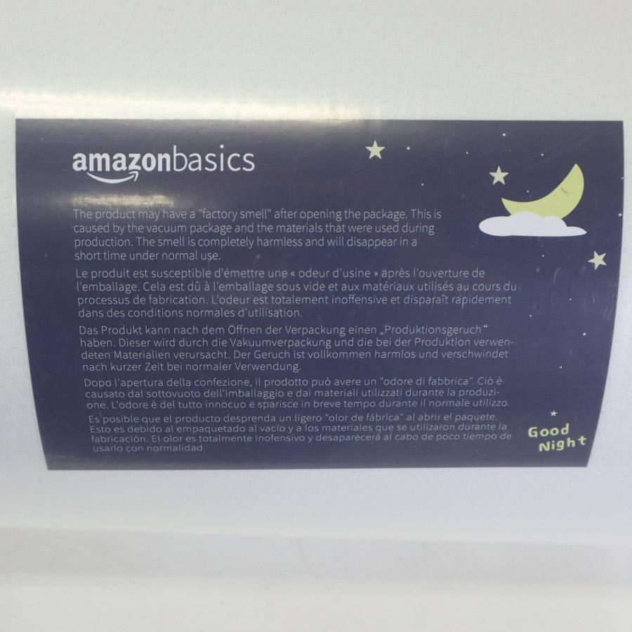 新品 アマゾンベーシック ダブル用 2シーズンフォームトッパー マットレス上