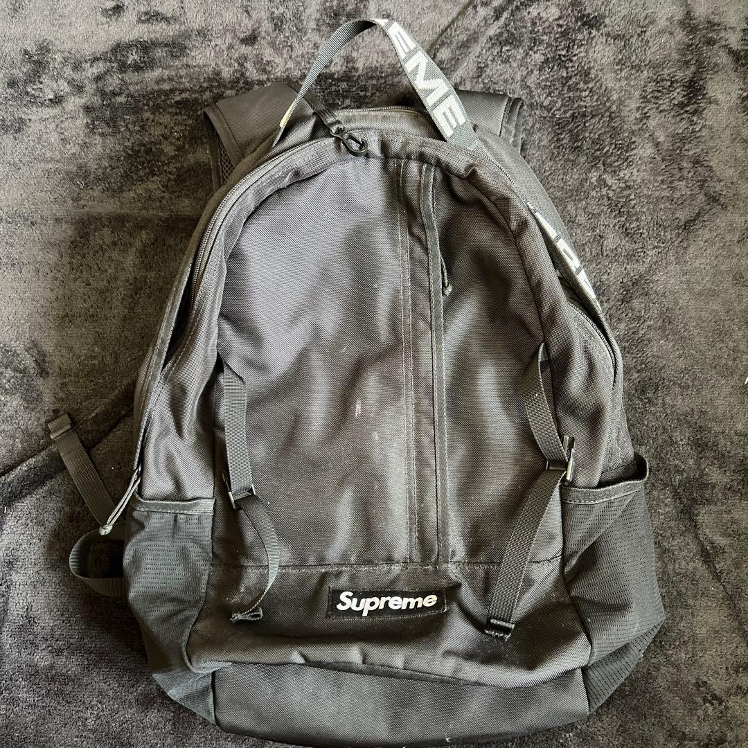 Supreme ブラック リュック