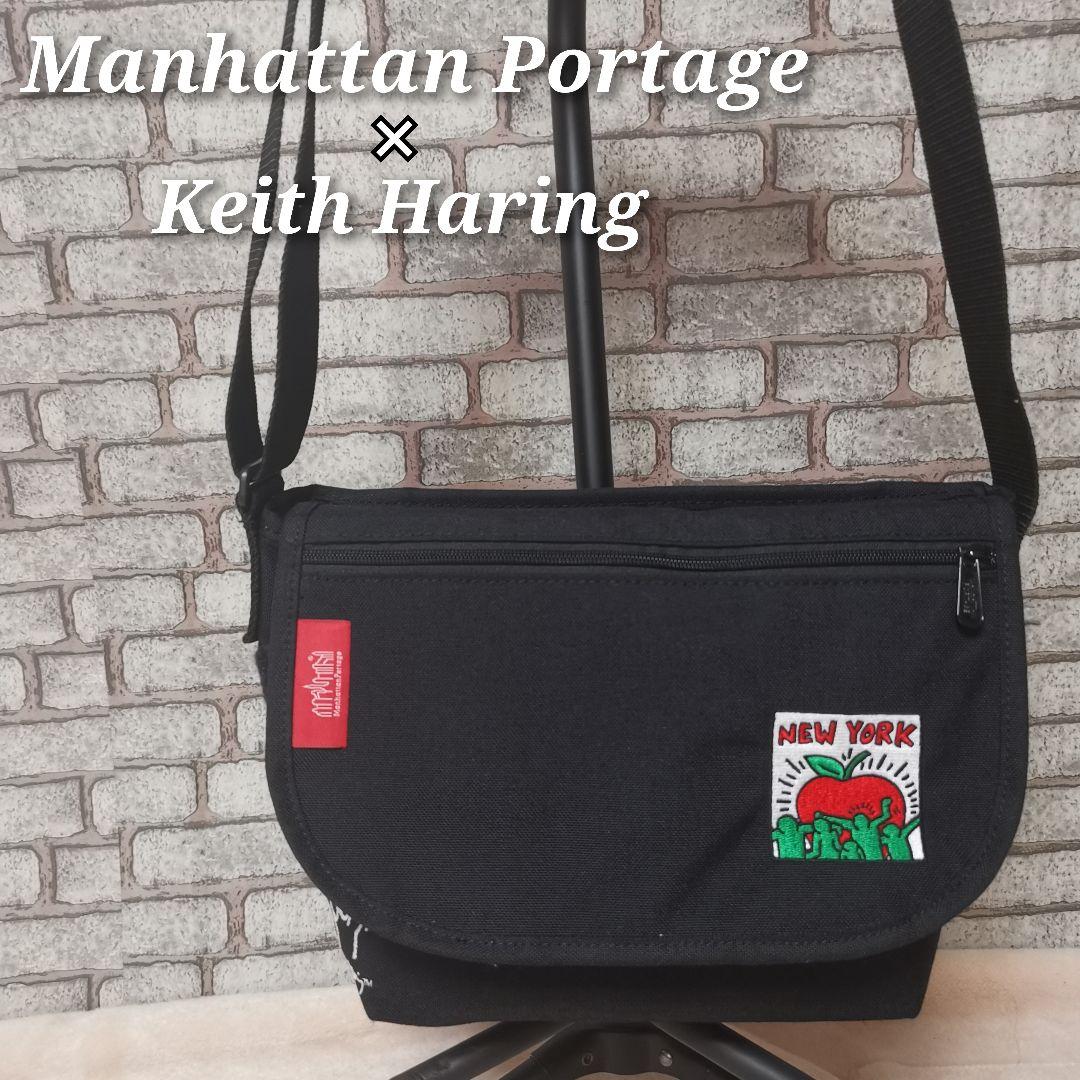 【限定品】ManhattanPortageキースヘリング メッセンジャーバッグ マンハッタンポーテージ コラボ キースヘリング ショルダー