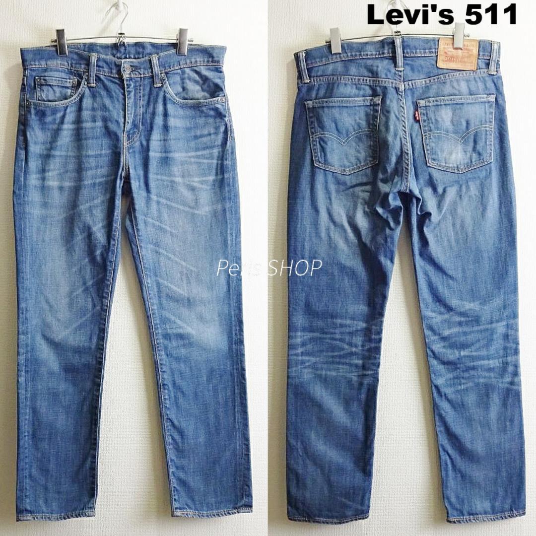 リーバイス　511　W88cm　スリムデニム　ストレッチ　淡青　Sz.32