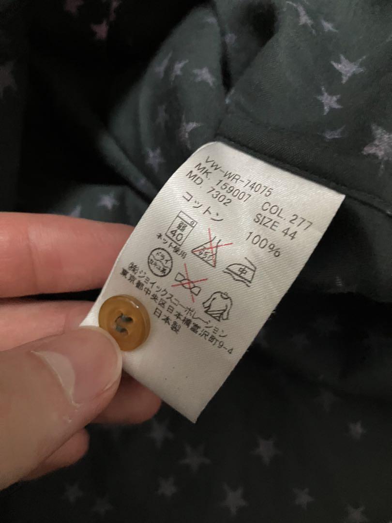 VIVIENNE WESTWOOD MAN STAR 星柄　5分袖　シャツ