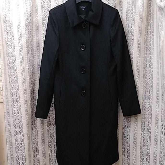 大幅値下げ！Cetus 上質カシミア100% ロングコート　　黒　ほぼ未使用