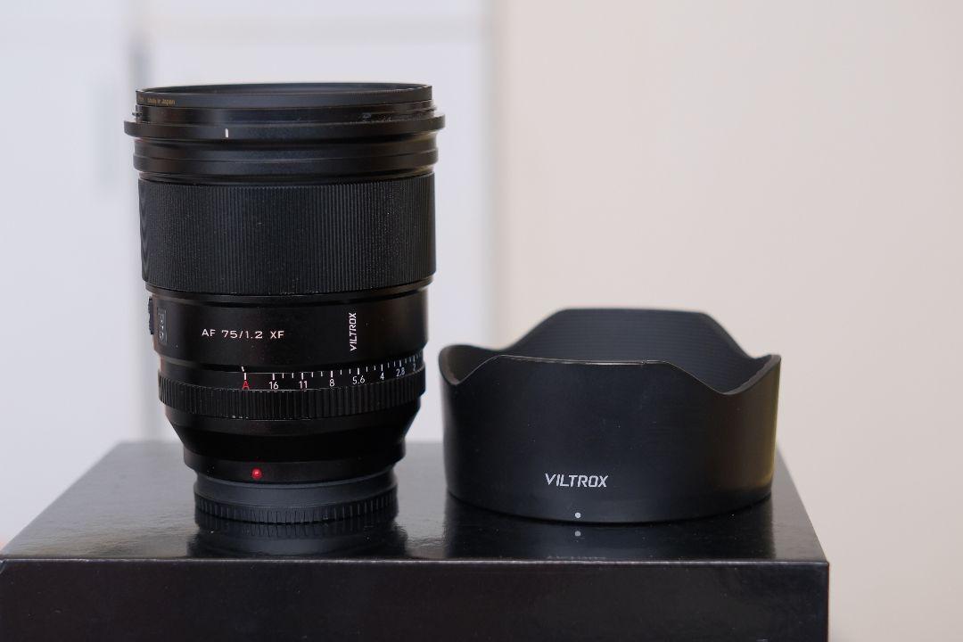 VILTROX AF 75mm F1.2 Pro XF　単焦点レンズ