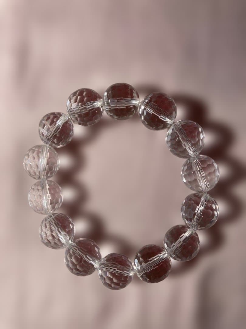 【超美品】 センティエントプラズマクリスタル 14mm ブレスレット 【限定解除】