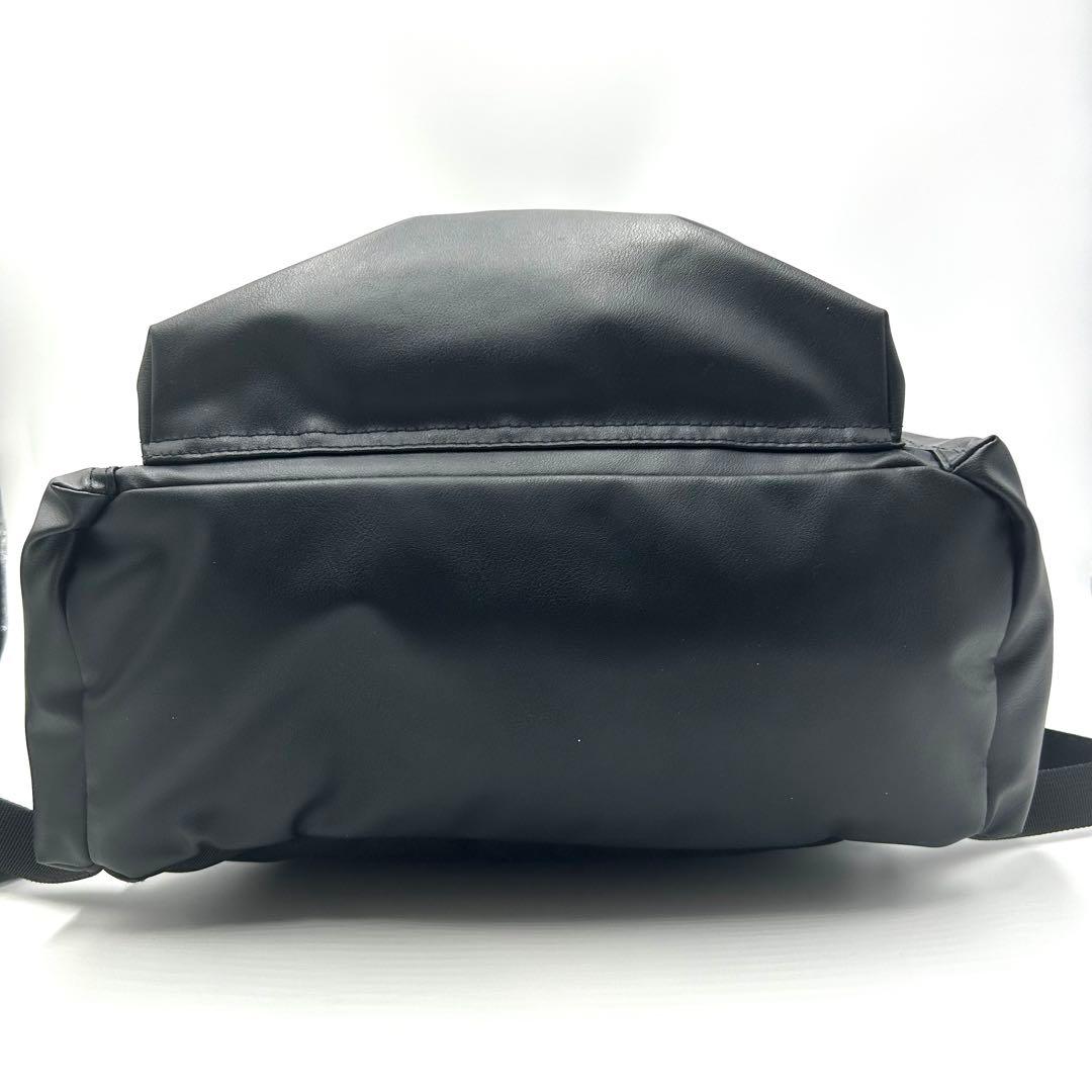 極美品】無印良品 植物由来の原料を使った リュックサック 黒