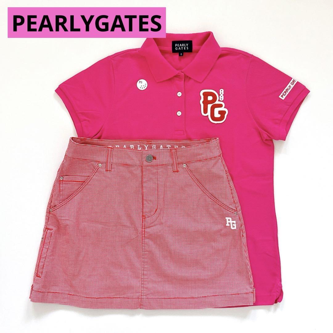 PEARLY GATES ポロシャツとスカートセット サイズ1 - メルカリ
