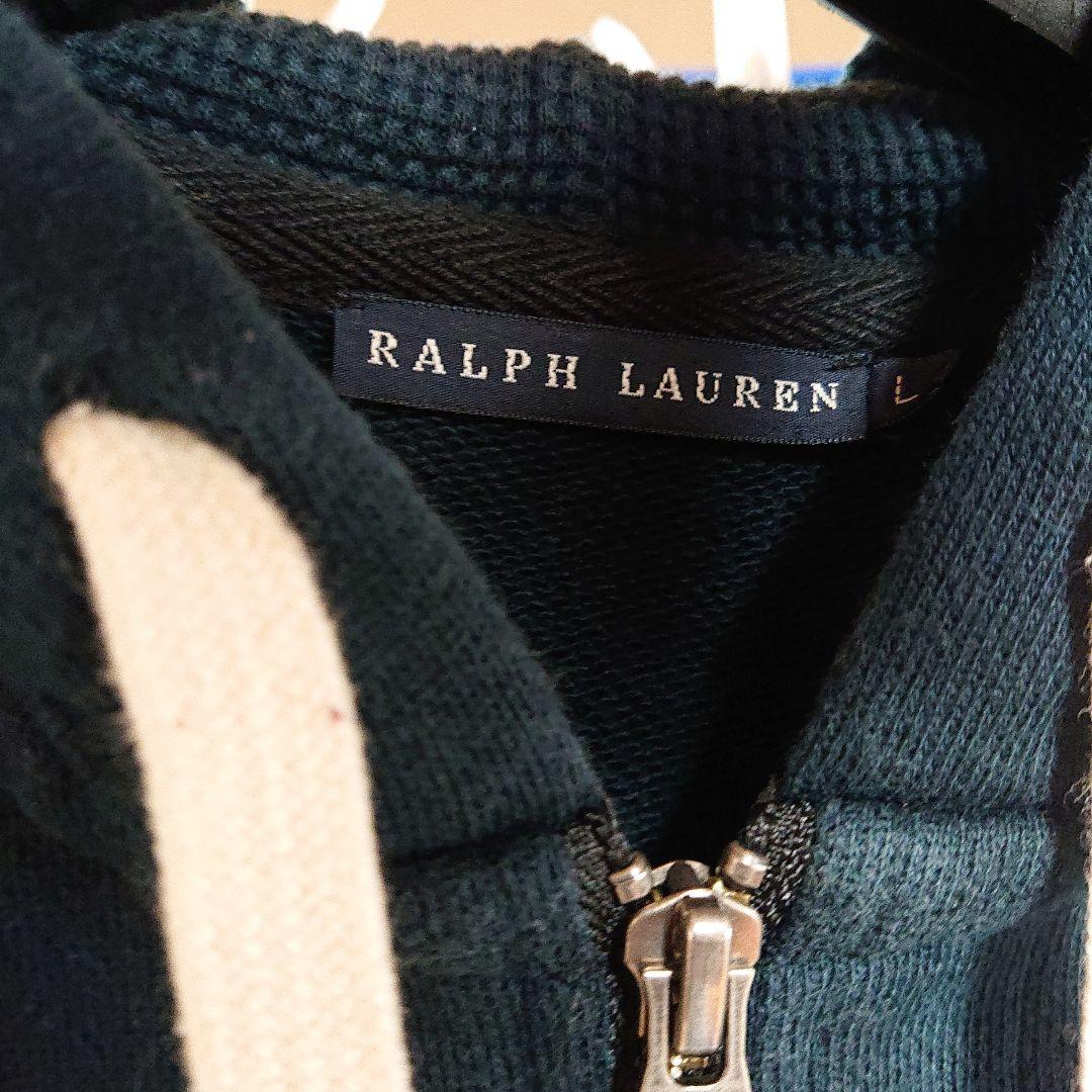 WEB限定カラー お値打ち！】Ralph Lauren ブラックー パーカー L トップス