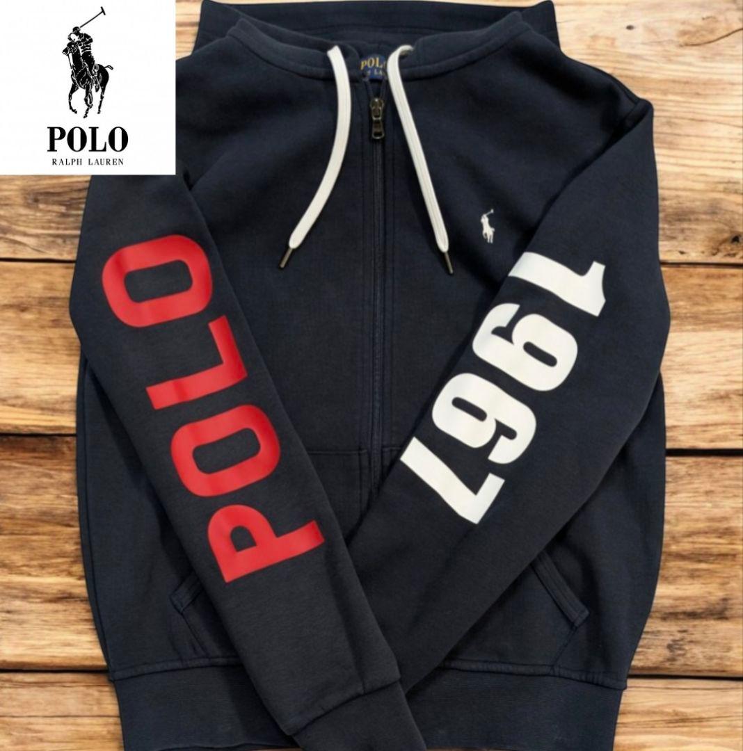 POLO ポロラルフローレン ジップ パーカー 現行タグS POLO RALPH LAUREN
