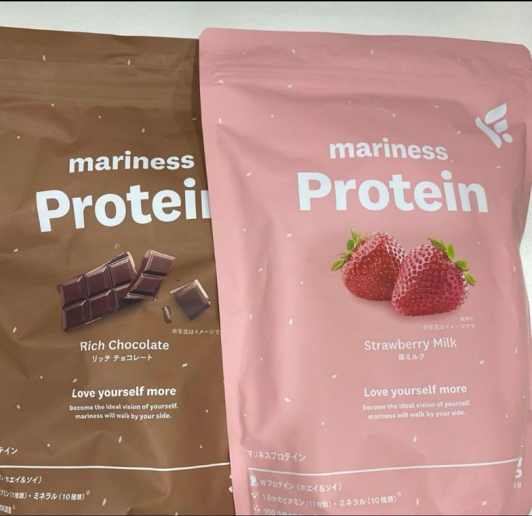 マリネスプロテイン リッチチョコレート・苺ミルク新品 未使用