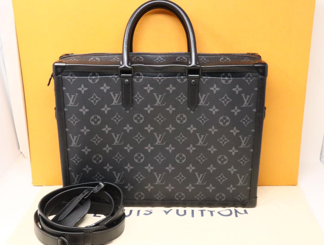 LOUIS VUITTON モノグラムエクリプス ソフトトランクブリーフケース
