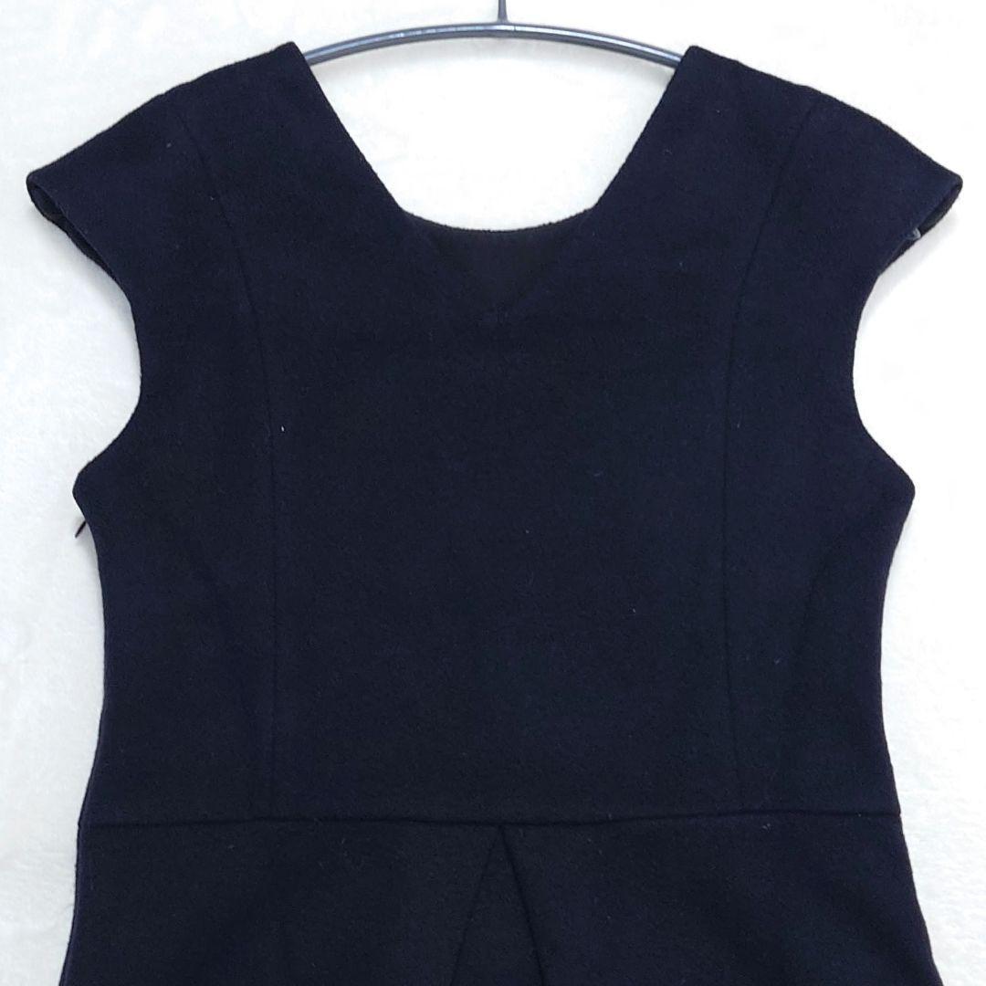 ミナペルホネンpianissimoシルク混ブラック38M