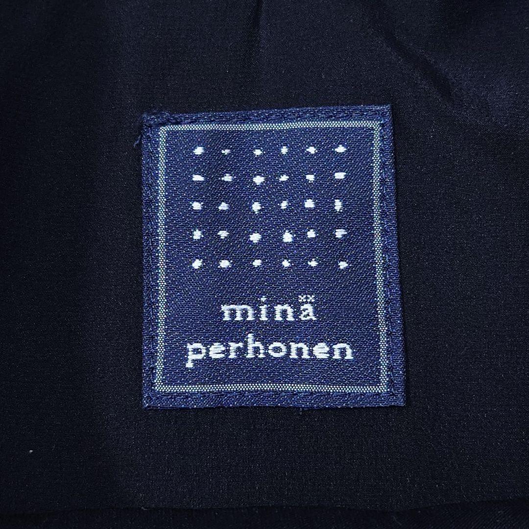 ミナペルホネンpianissimoシルク混ブラック38M