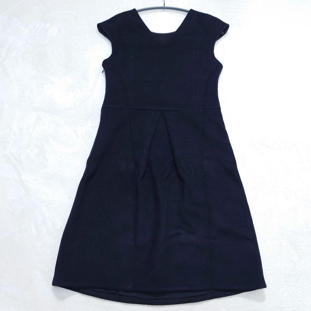 ミナペルホネンpianissimoシルク混ブラック38M