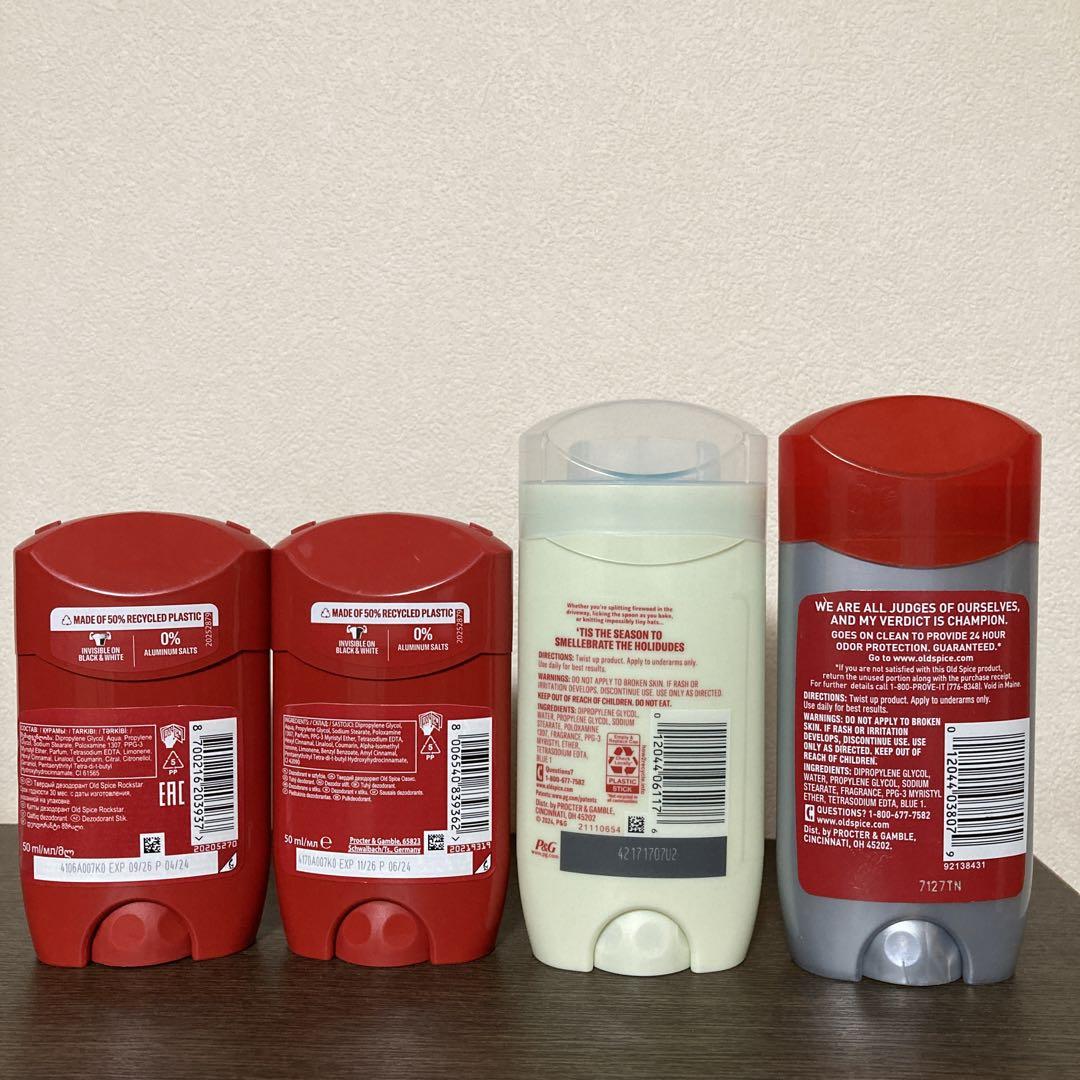 Old Spice 4本セット オールドスパイス 制汗剤 海外デオドラント