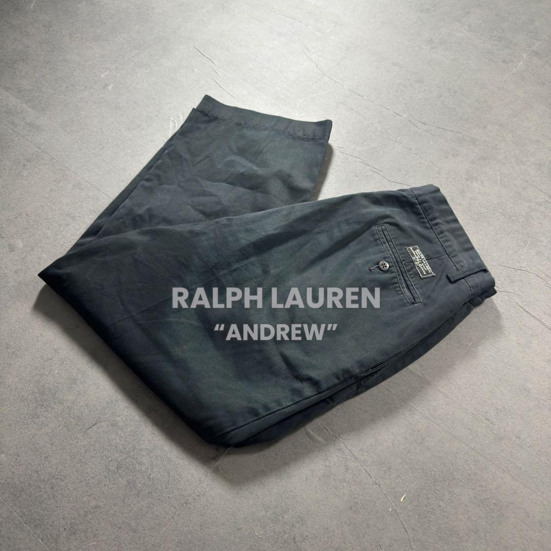 美品✨ポロバイラルフローレン ハーフパンツ ANDREW ブラック W32 希少 PoloRalphLauren ANDREW ブラック ポロチノ W32 古着 - メルカリ