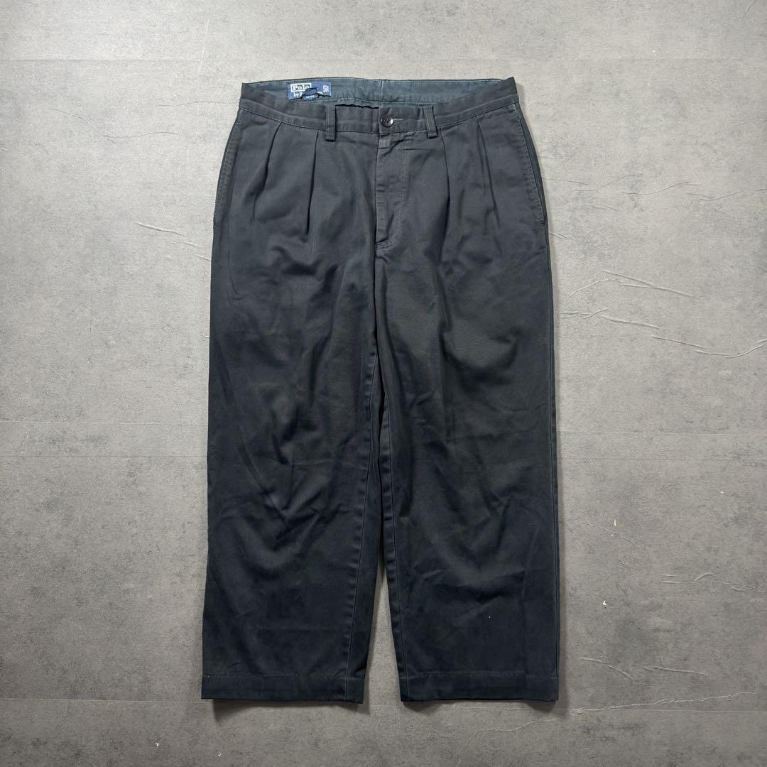 ラルフローレン ポロチノ ANDREW PANT W32L30 ブラック PoloRalphLauren ANDREW ブラック ポロチノ W32 古着 - メルカリ