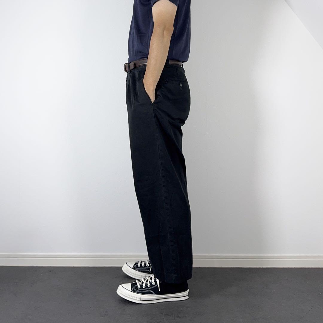 PoloRalphLauren ANDREW ブラック ポロチノ W32 古着 - メルカリ