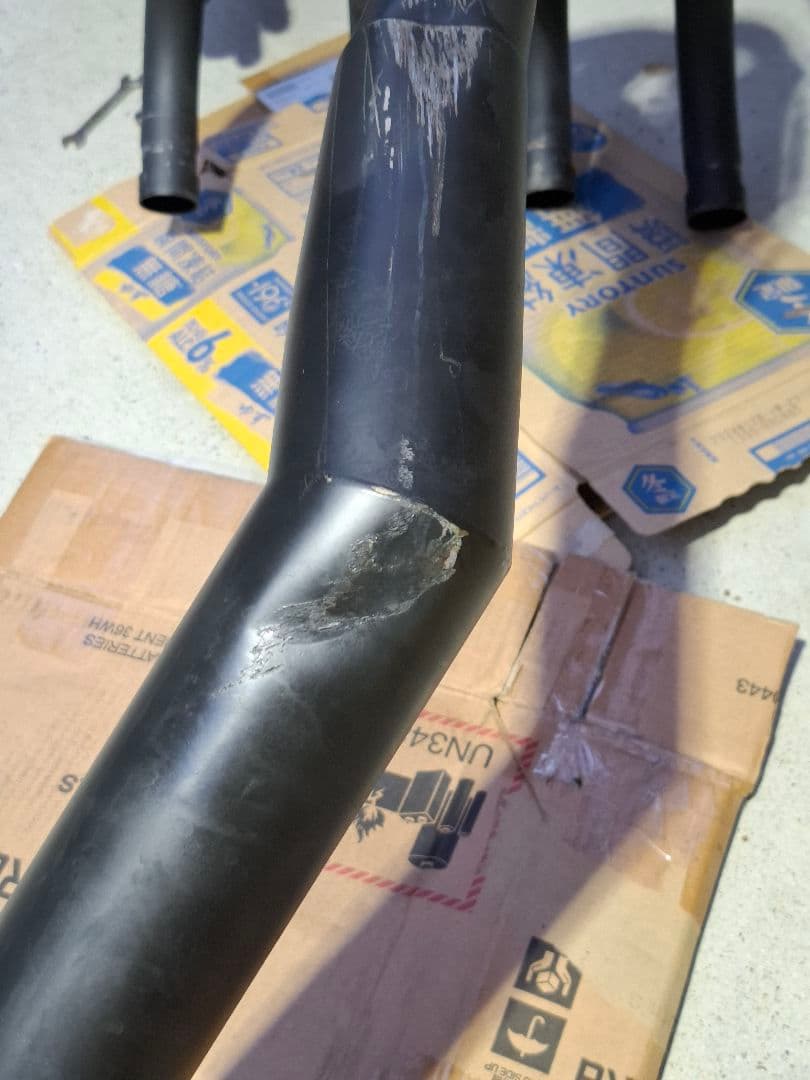 ネオショートマフラーダウンタイプ傷や汚れあり