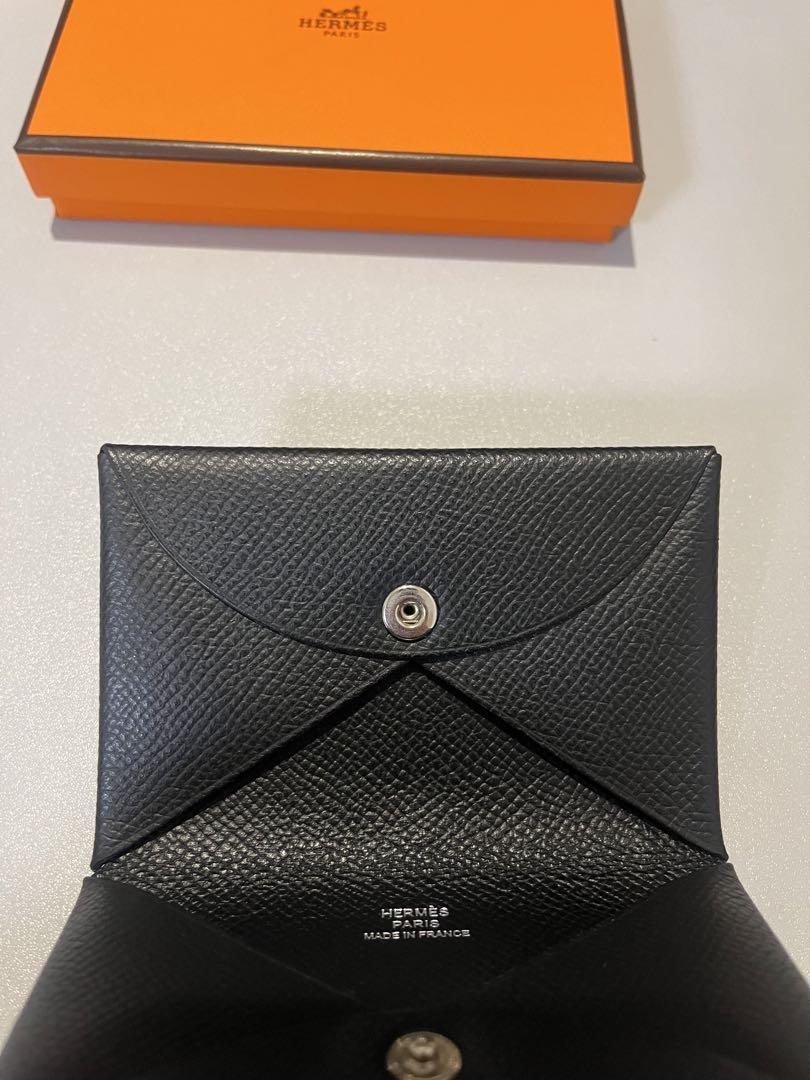 美品　HERMES ガルヴィ　コインケースカードケースエルメス
