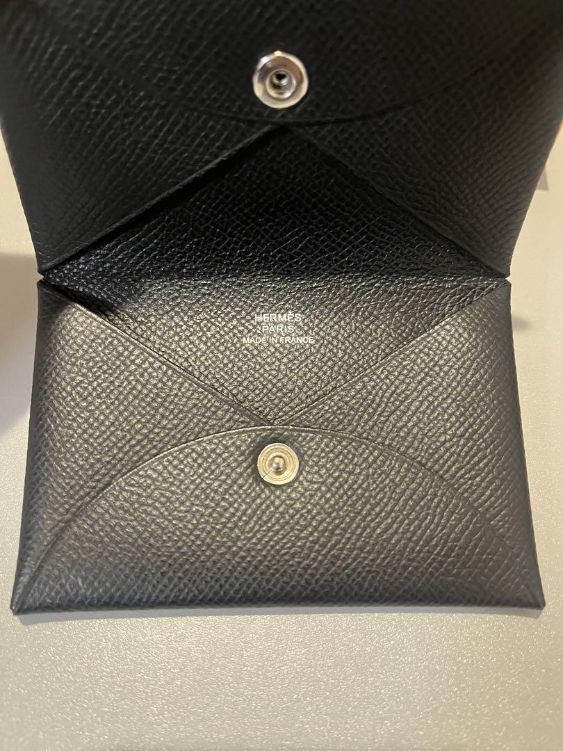 美品　HERMES ガルヴィ　コインケースカードケースエルメス