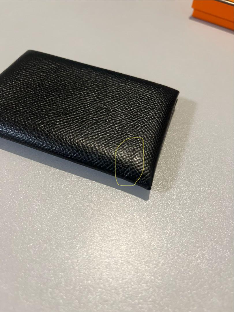 美品　HERMES ガルヴィ　コインケースカードケースエルメス