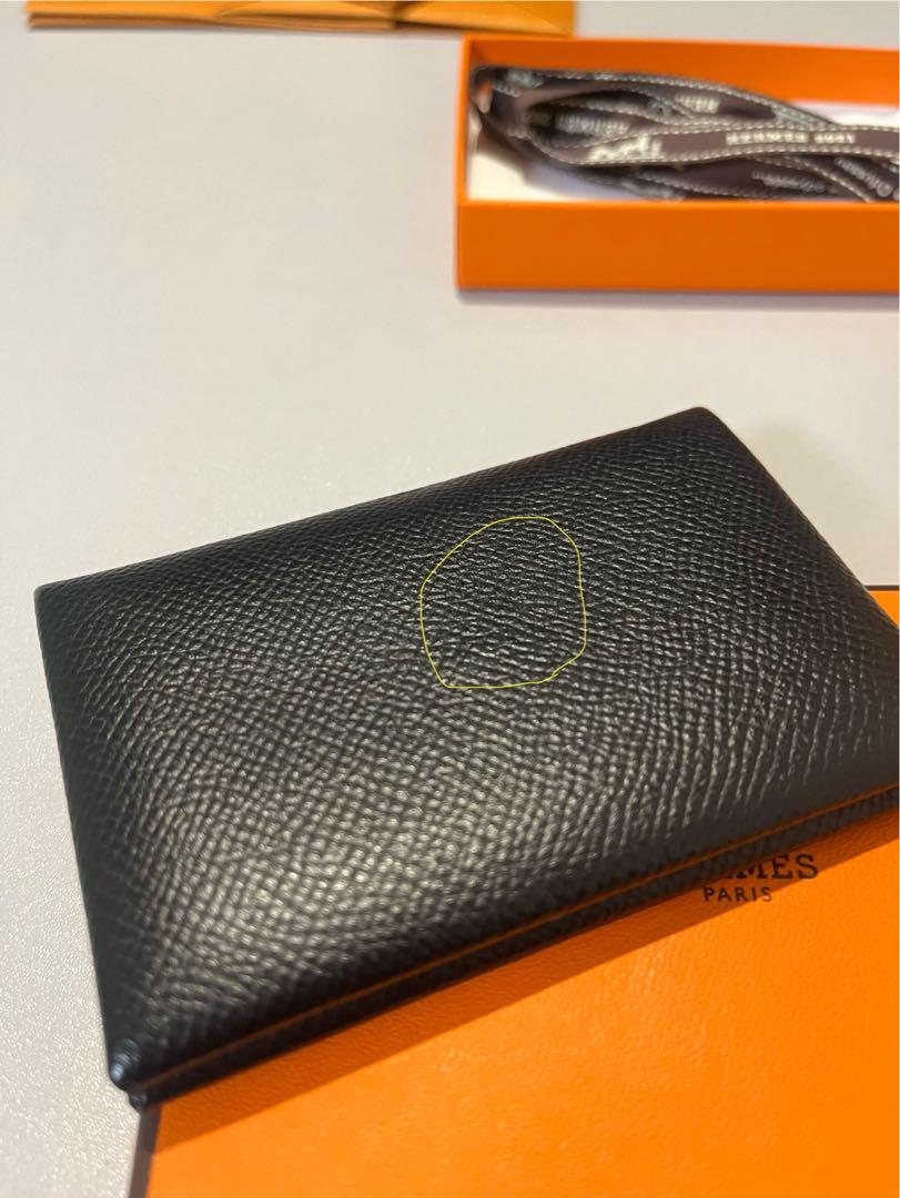 美品　HERMES ガルヴィ　コインケースカードケースエルメス