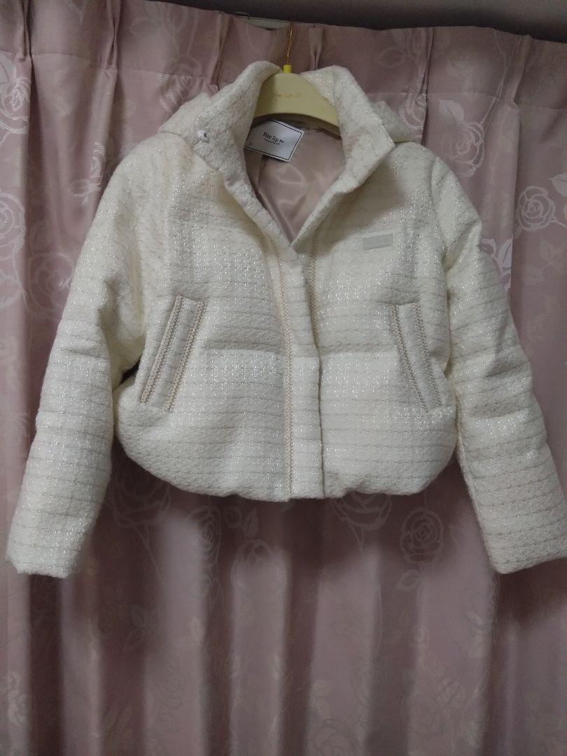 ジャケット・アウター Herlipto Hooded Tweed Down Jacket S