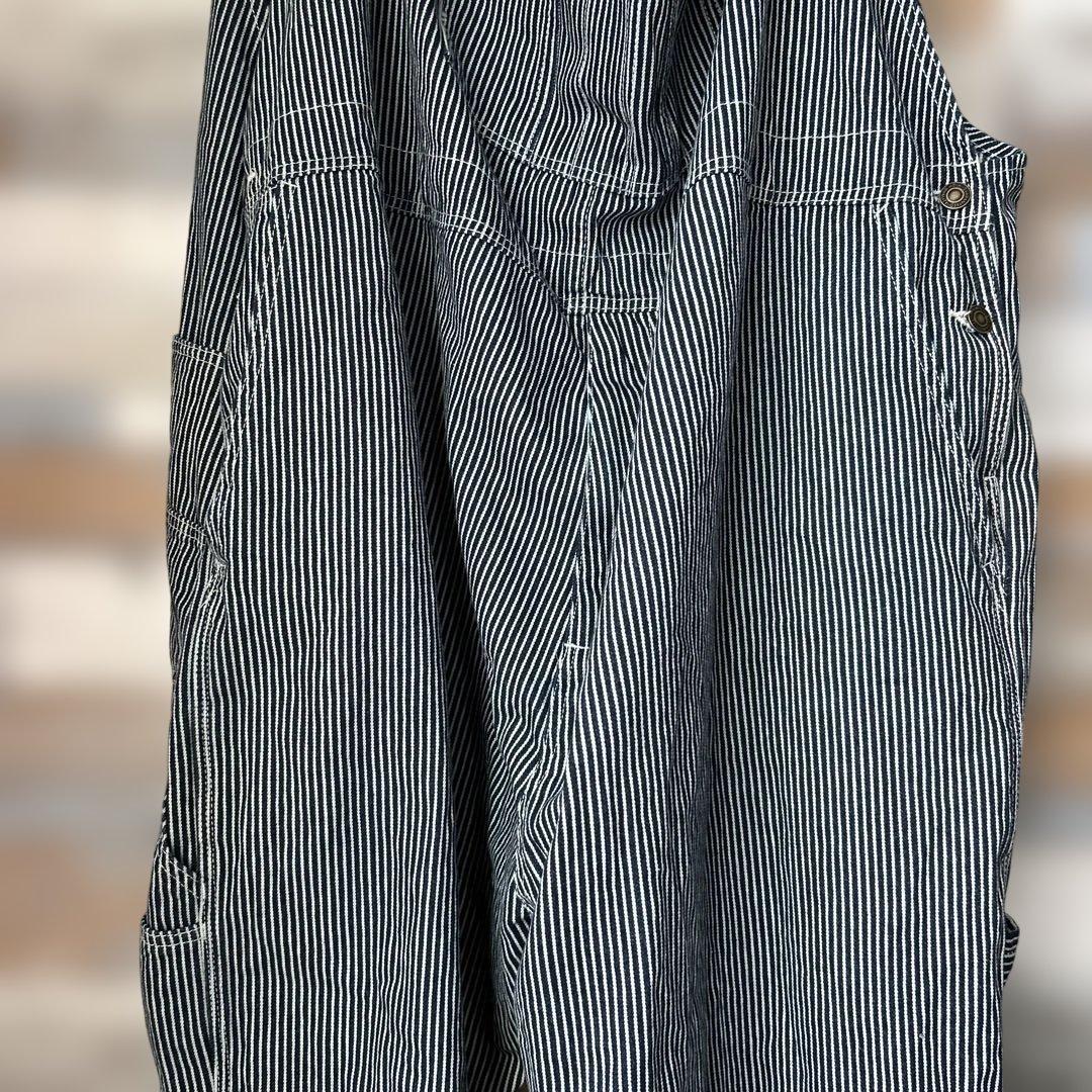 MC.S.P ストライプ コットン オーバーオール　8l