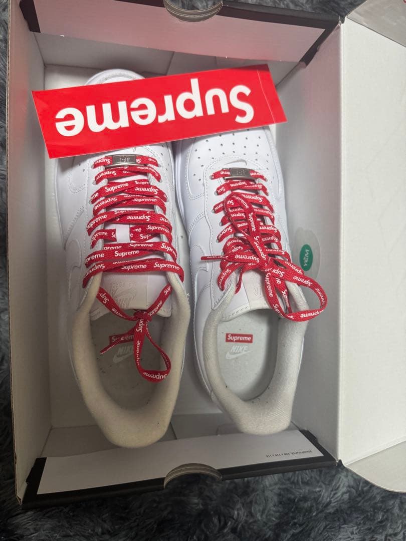 Supreme エアフォース1 ホワイト27.5cm
