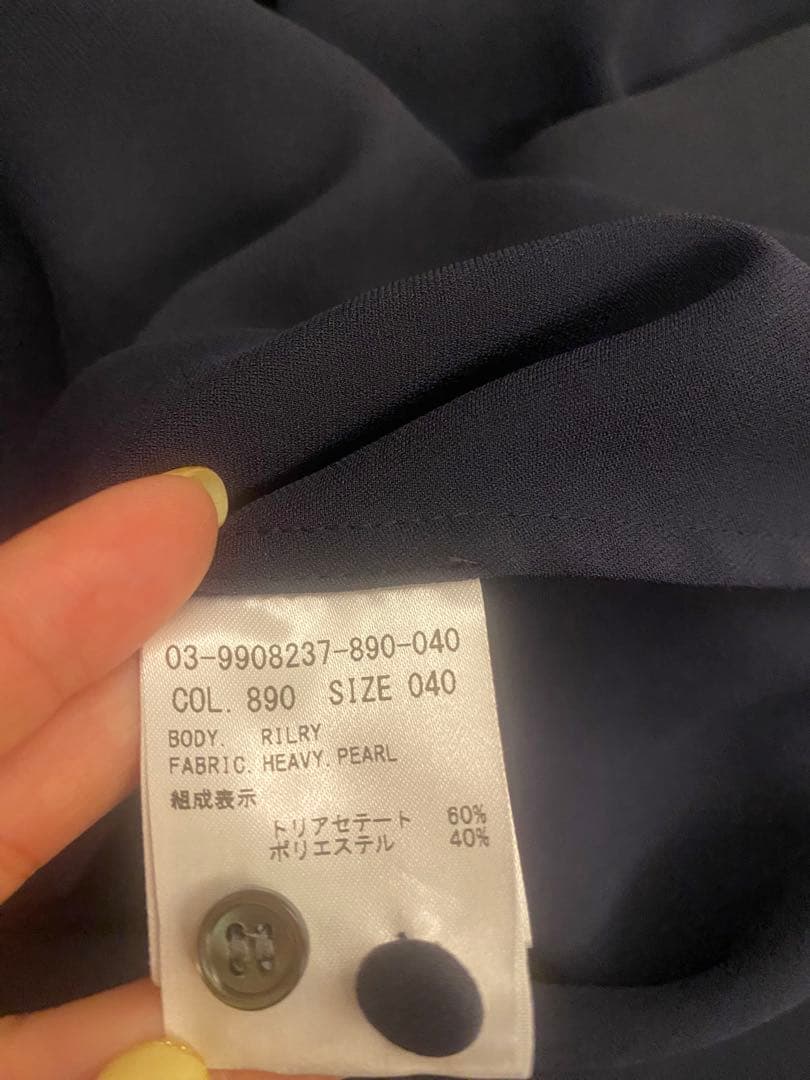 セオリーリュクス ボウタイブラウスM