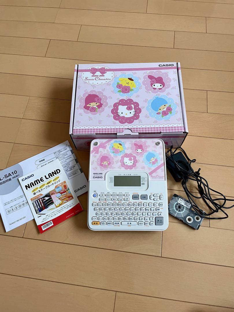カシオ ラベルライター ネームランド サンリオモデル KL-SA10 ホワイト
