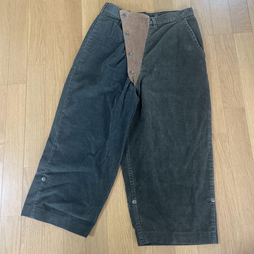 77circa フロントスナップコーデュロイパンツL・77circa