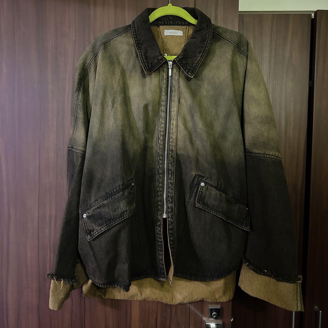 knuth marf vintageyellow デニム　セットアップ