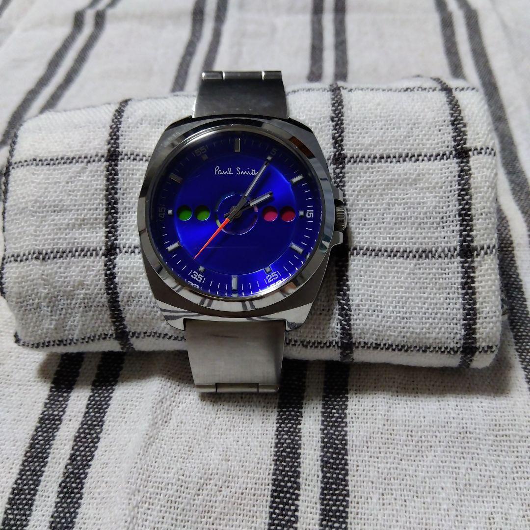 Paul Smith 青い文字盤 クォーツ腕時計
