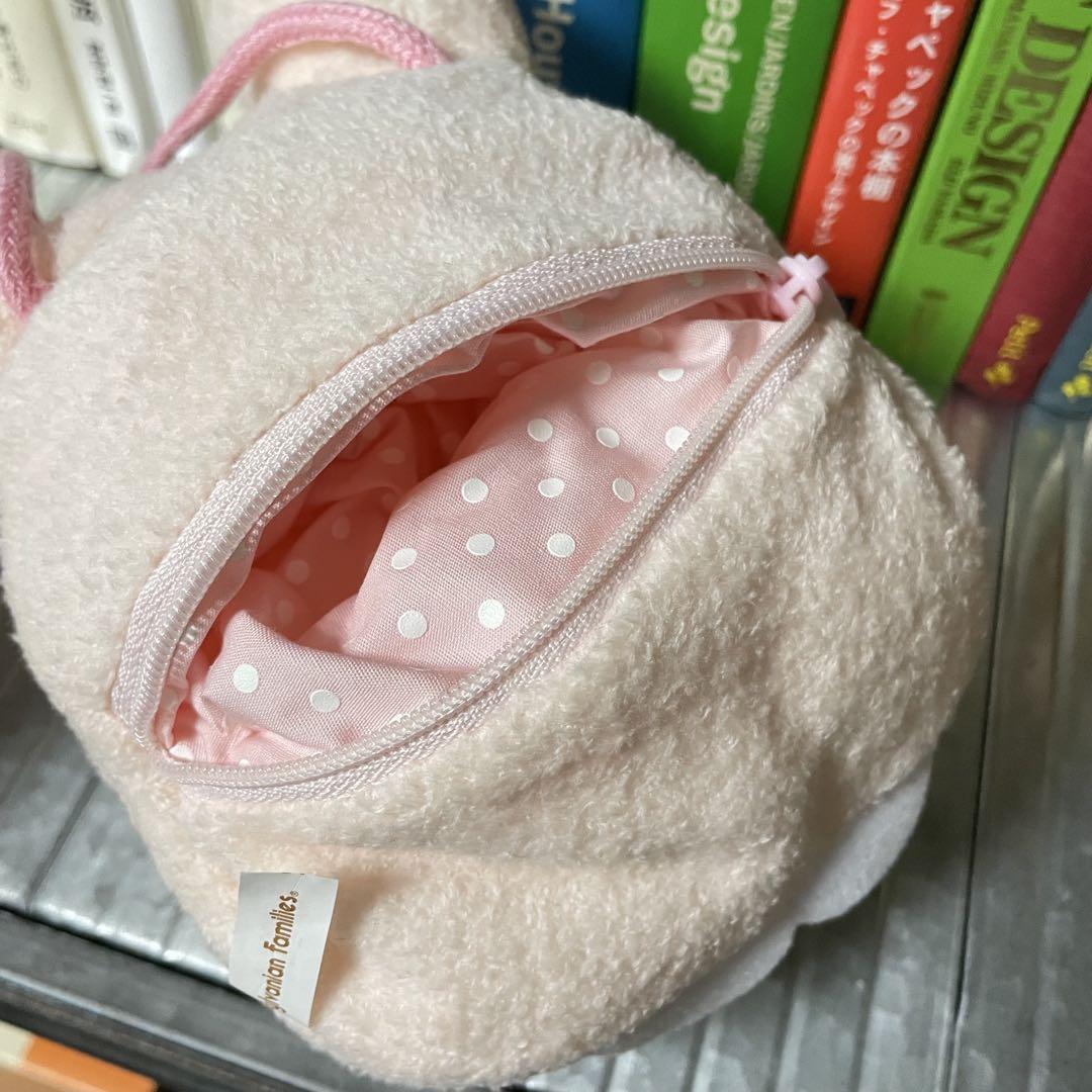 エポック社 シルバニアファミリー ぬいぐるみポシェット ショコラうさぎの女の子