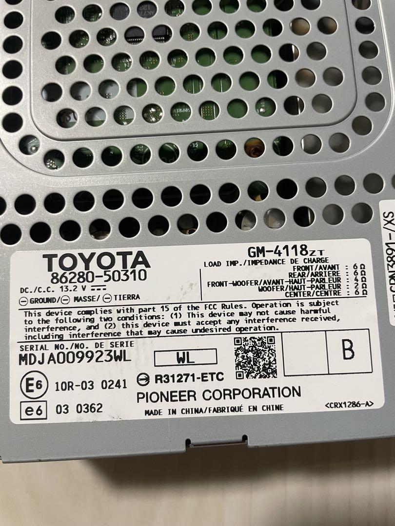 TOYOTA純正 レクサスLS アンプ 86280-50310 - メルカリ