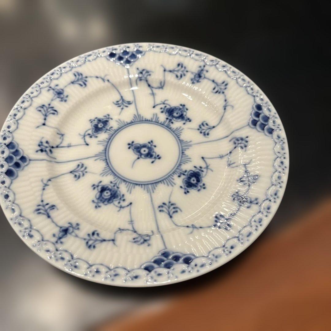 ロイヤルコペンハーゲンブルーフルーテッド ハーフレース