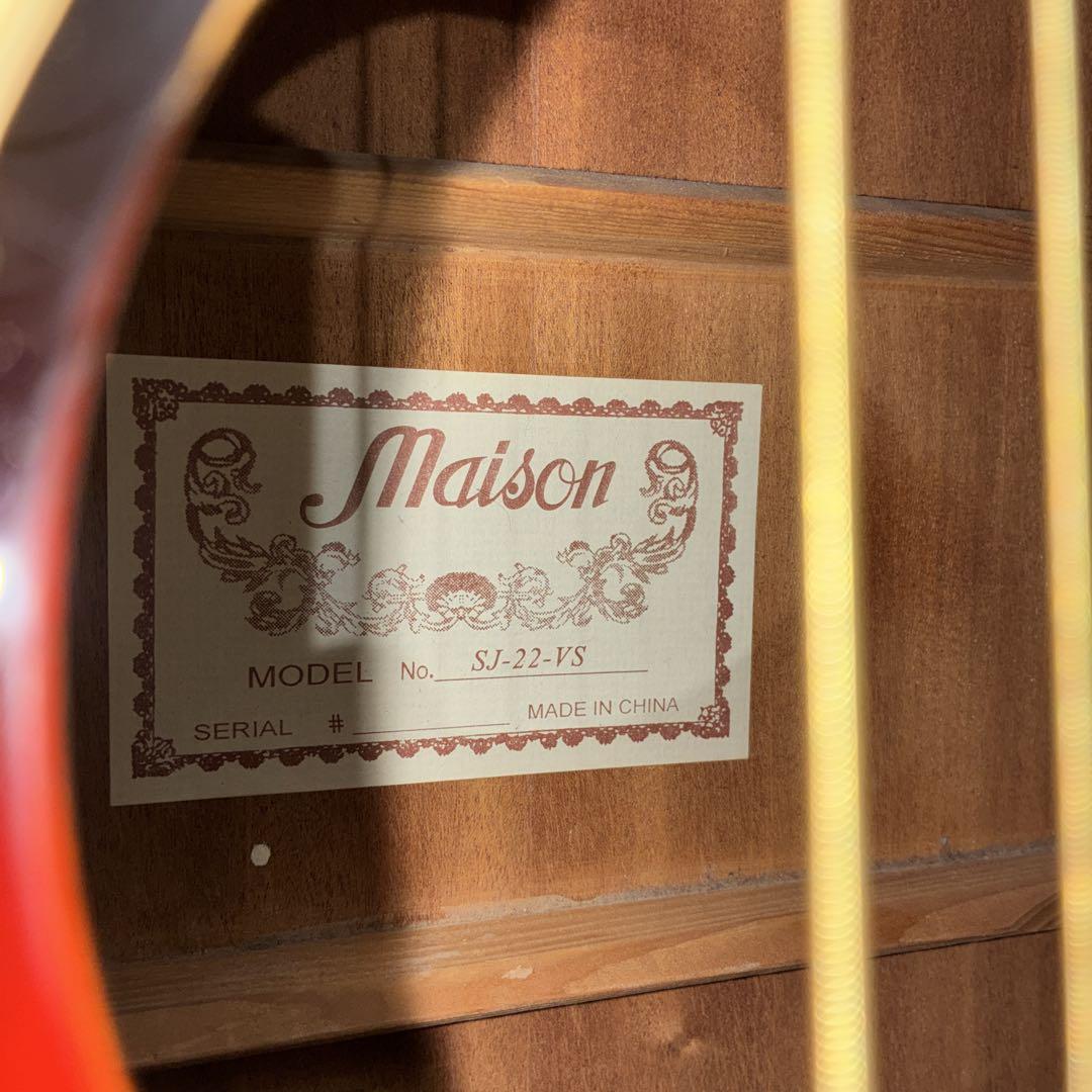 希少調整済み Maison SJ-22-VS アコースティックギター良く鳴り